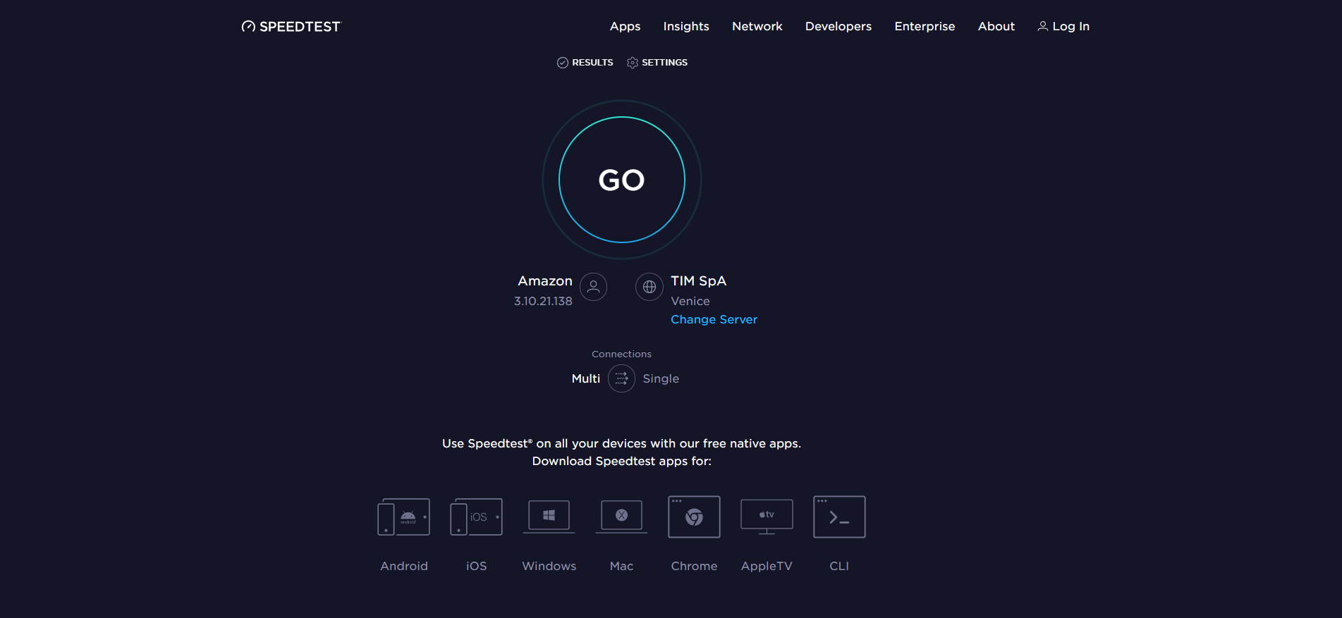 Hasil Pengujian Speedtest Simetris Indosat HiFi